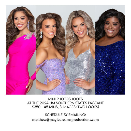 Southern states pageant photoshoots